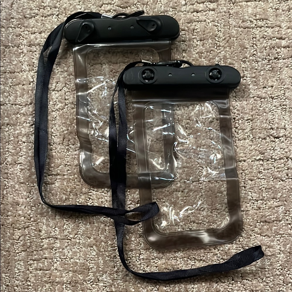 Waterproof Phone Pouches With Black Strap